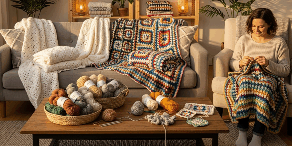 10 Free Crochet Blanket Patterns for Every Skill Level