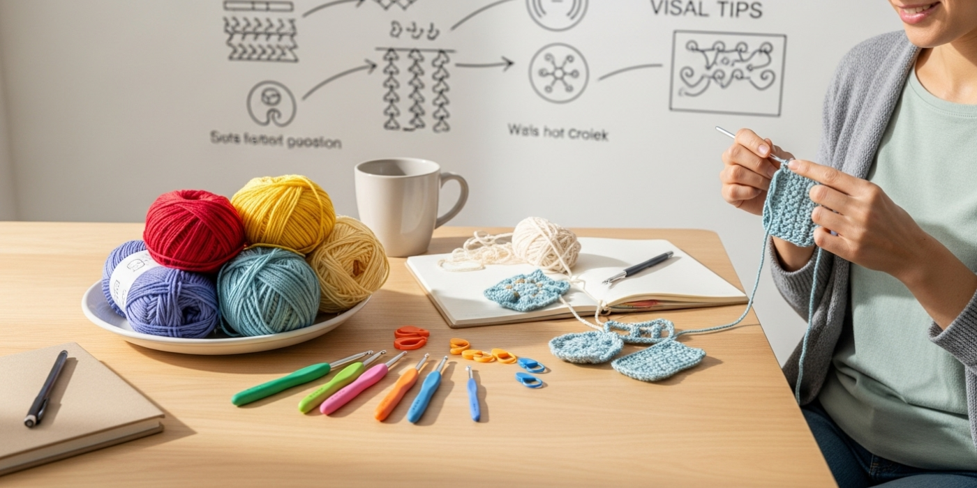 Beginner’s Roadmap_ How to Start Crocheting the Easy Way