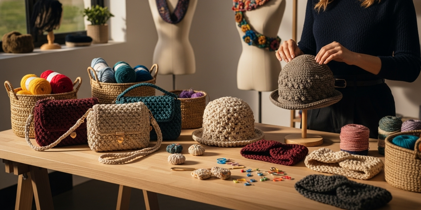 Crochet Accessories Guide_ Bags, Hats, and Stylish Headbands