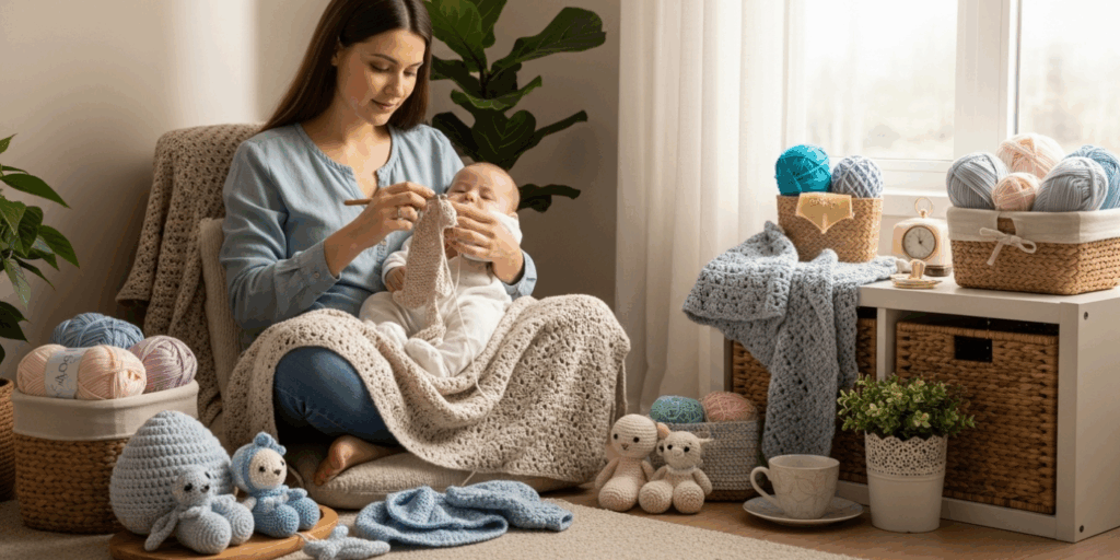 Crochet as a Calming Ritual—For You and Your Baby