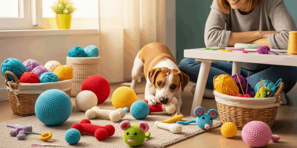 Fun, Safe Crochet Toys That Will Keep Your Pet Entertained