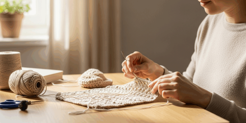 How to Weave in Ends Like a Pro (No Knots, No Mess)