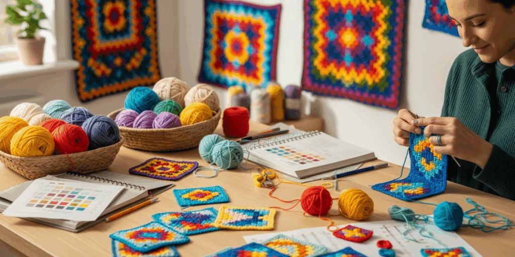 Intarsia Crochet_ Building Color Like a Puzzle