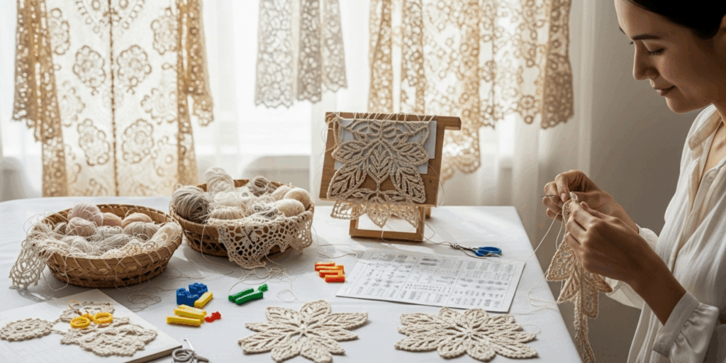 Lace Crochet Ideas for Making Delicate, Airy Fabrics