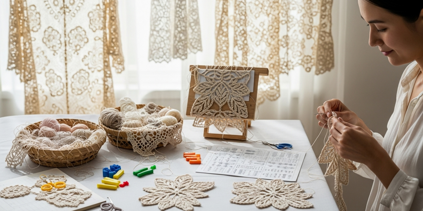 Lace Crochet Ideas for Making Delicate, Airy Fabrics