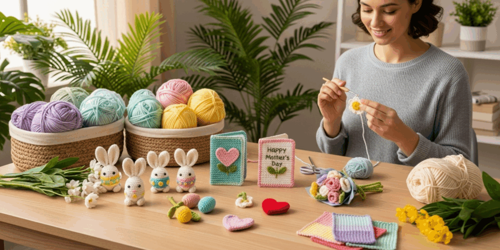 Springtime Blooms_ Crochet for Easter, Mother’s Day, and New Beginnings