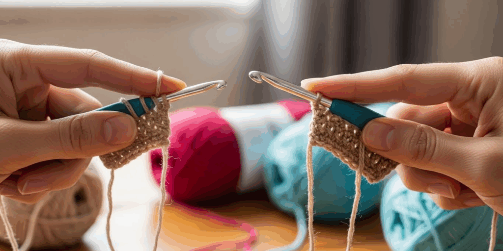 The Two Main Ways to Hold a Crochet Hook