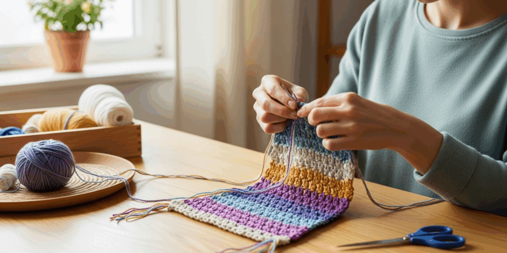 The Weave-As-You-Go Method_ Turn Your Ends Into Art