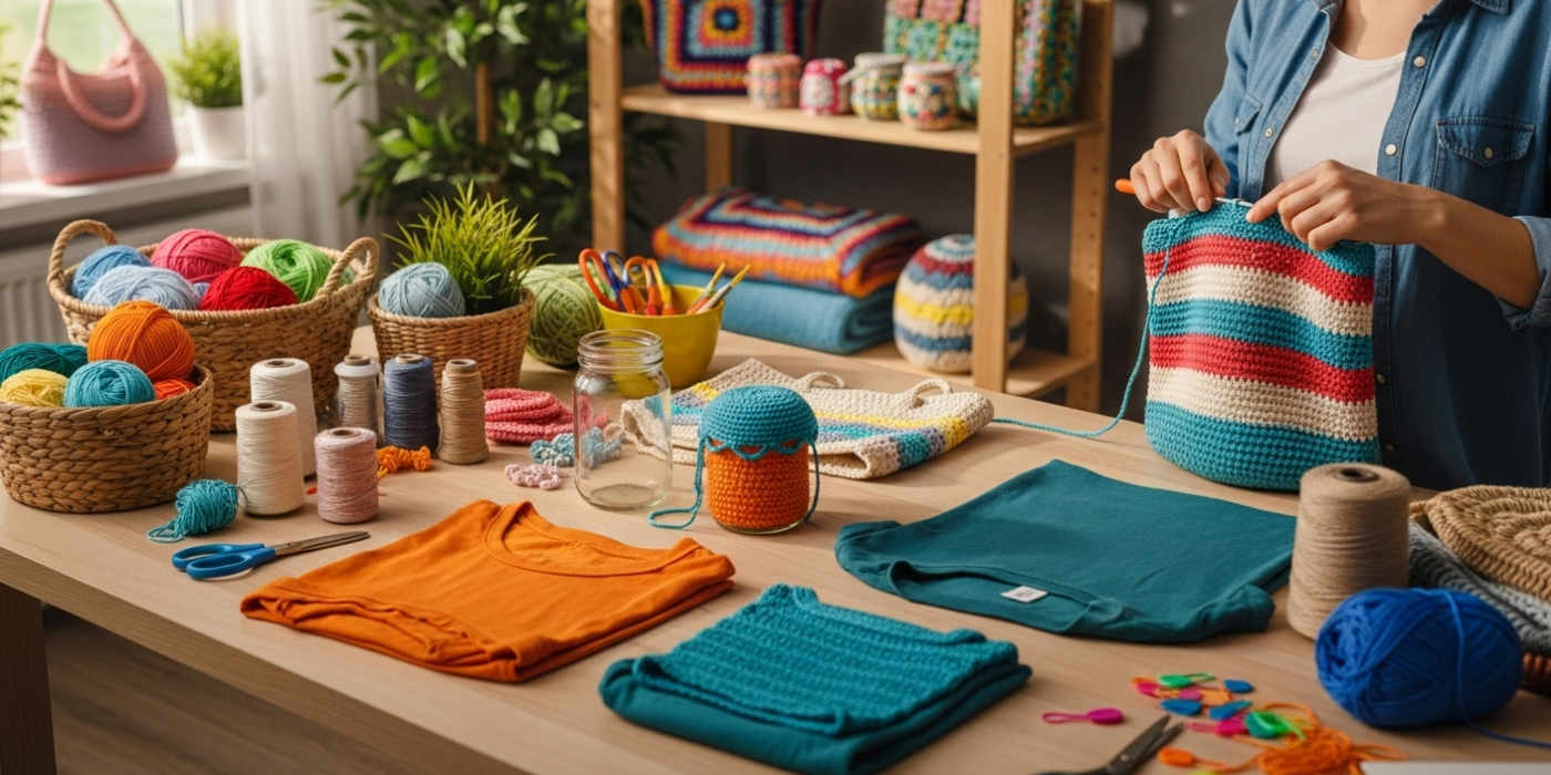 Upcycle with Crochet_ Turn Old Items into Stylish Creations