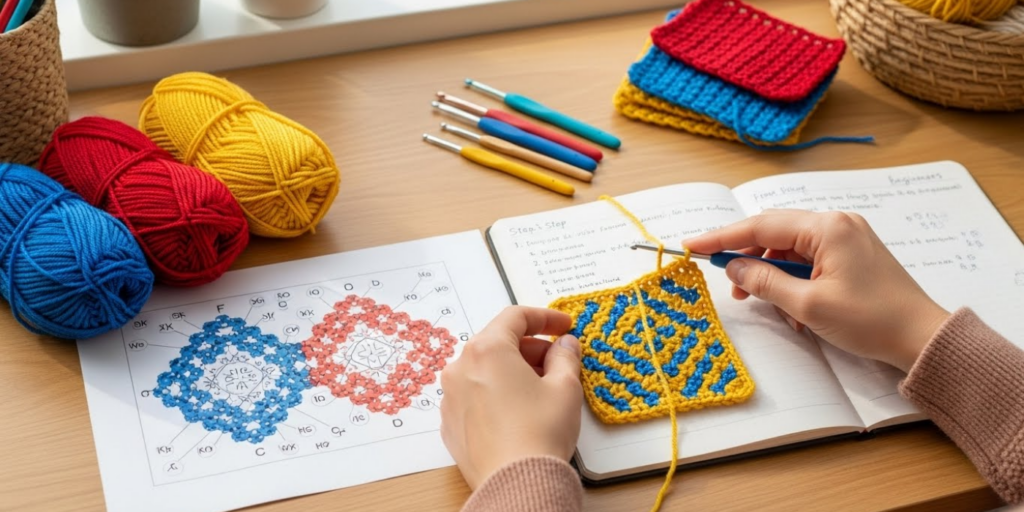 How to Read Crochet Diagrams for Beginners