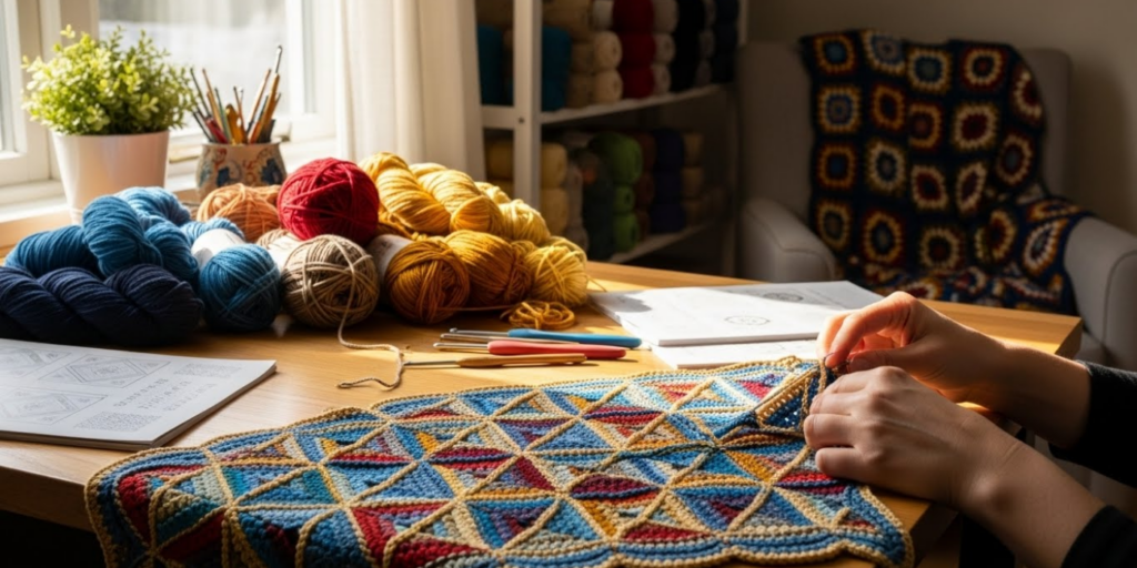 Mosaic Crochet Mastery_ Geometric Patterns Made Simple