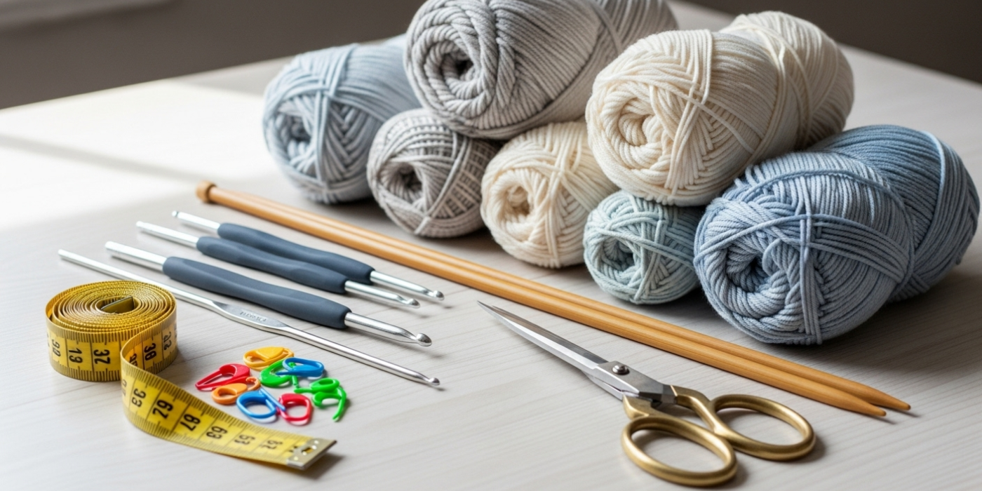 Beginner’s Guide to Crochet and Knitting Supplies You Really Need