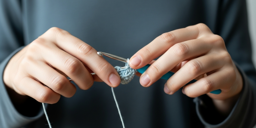 How to Hold a Crochet Hook the Right Way as a Beginner